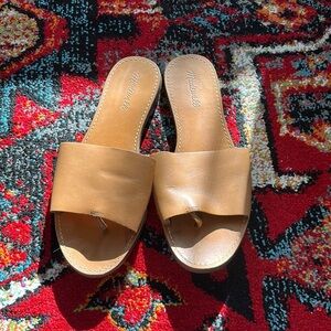 Madewell The Boardwalk Post Slide Sandal Size 9.5
